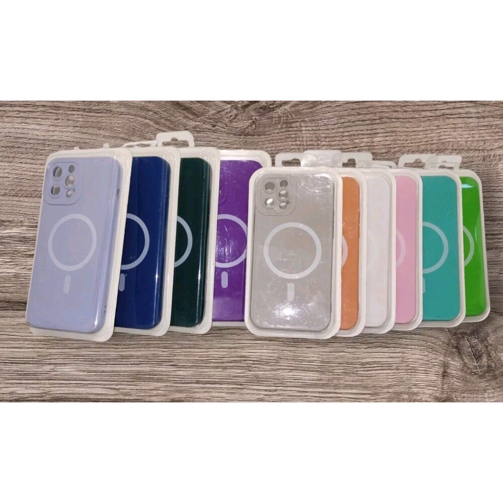 iPhone 12 Case mag Silicone Shockproof Phone Case MagSafe-Compatible chose color